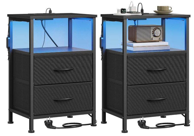 📚🔌 2x SONGMICS Nachttisch mit Steckdose & LED für 43,99€ (statt 50€) 📚🔌 2x SONGMICS Nachttisch mit Steckdose & LED für 43,99€ (statt 50€)