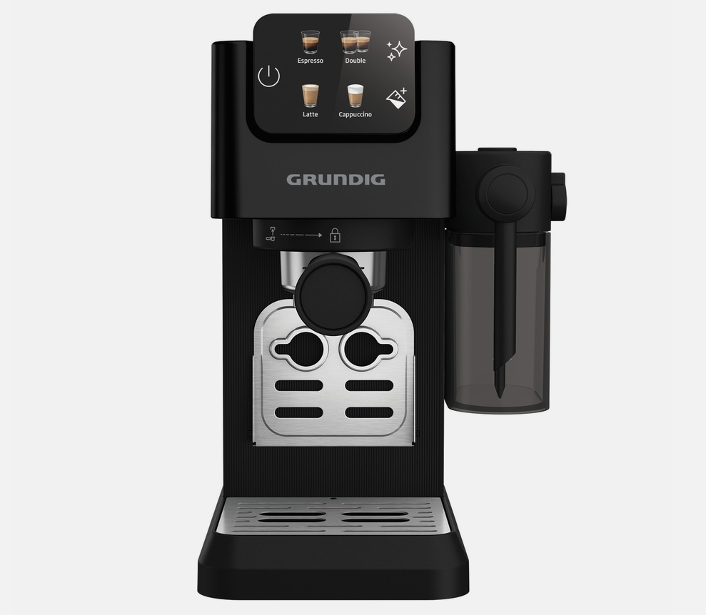 ☕ Grundig KSM 4431 L Siebträgermaschine 15bar Milchaufschäumer für 99,90€ (statt 116€)