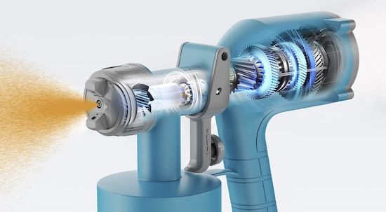🎨 Tilswall elektrisches Farbsprühsystem mit Kabel inkl. 2 Düsen für 17,99€ (statt 40€)