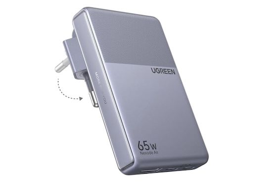 🔌 UGREEN USB C Slim Netzteil, 65W für 34,99€ (statt 40€)