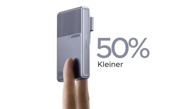 🔌 UGREEN USB C Slim Netzteil, 65W für 34,99€ (statt 40€)