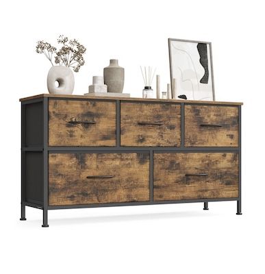 Songmics Bellah Vintage-Kommode mit 5 Schubladen ab 26,99€ (statt 40€)