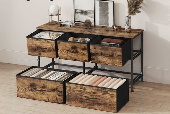 Songmics Bellah Vintage-Kommode mit 5 Schubladen ab 26,99€ (statt 40€) Songmics Bellah Vintage Kommode mit 5 Schubladen ab 26,99€ (statt 40€)