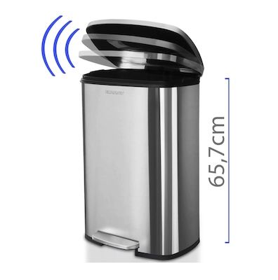 🗑️ Karat Dustin Edelstahl-Mülleimer mit Absenkautomatik, 50 Liter für 43,44€ (statt 80€) 🗑️ Karat Dustin Edelstahl Mülleimer mit Absenkautomatik, 50 Liter für 43,44€ (statt 80€)