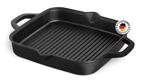 đĽ Burnhard Grillpfanne aus Gusseisen, 30 cm fĂźr 37,72⏠(statt 50âŹ) đĽ Burnhard Grillpfanne aus Gusseisen, 30 cm fĂźr 37,72⏠(statt 50âŹ)