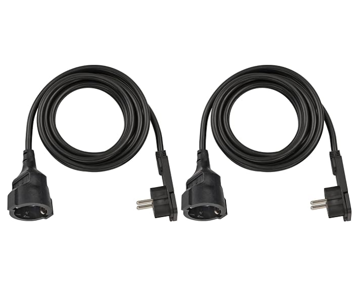 🔌🔌 2x Brennenstuhl 3m Verlängerungskabel mit Flachstecker für 9,86€ (statt 16€)