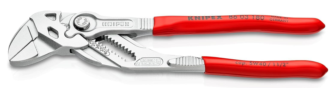 ⚒️ KNIPEX 8603180SB Zangenschlüssel (Zange und Schraubenschlüssel) für 36,99€ (statt 43€) ⚒️ KNIPEX 8603180SB Zangenschlüssel (Zange und Schraubenschlüssel) für 36,99€ (statt 43€)
