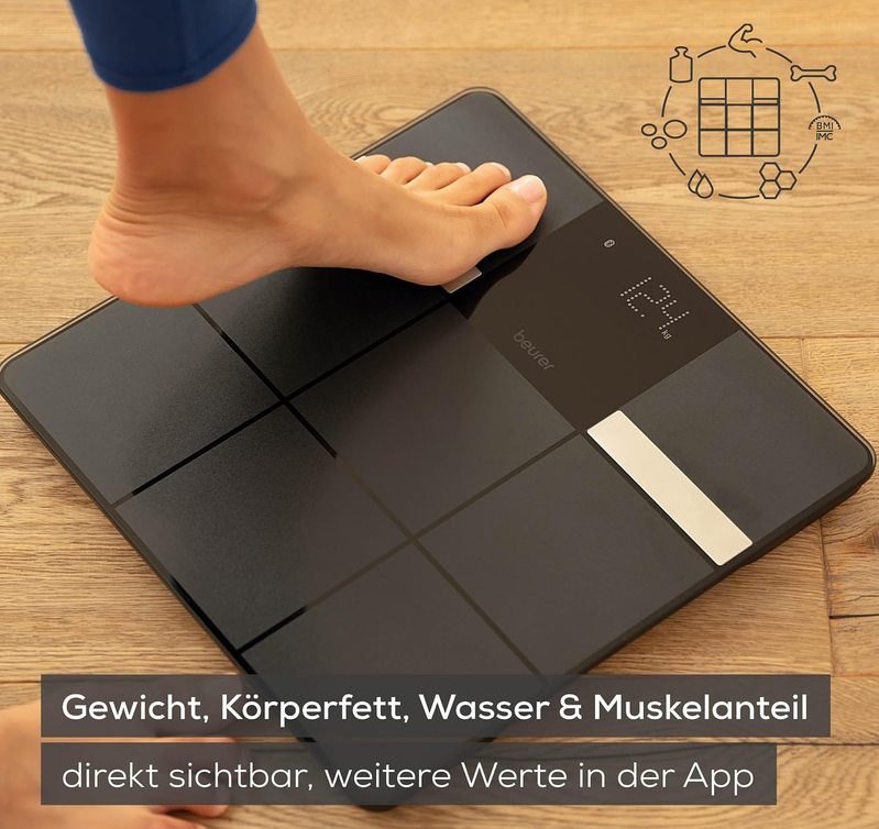 ⚖️ Beurer BF 450 Körperfettwaage mit App-Anbindung für 19,99 (statt 30€) ⚖️ Beurer BF 450 Körperfettwaage mit App Anbindung für 19,99 (statt 30€)