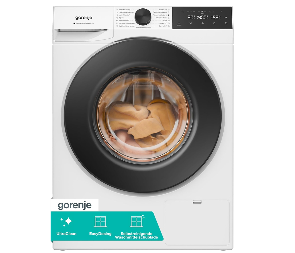 💦🚰 Gorenje W5G484A3P1 Waschmaschine Steam App 8kg für 349€ (statt 399€)