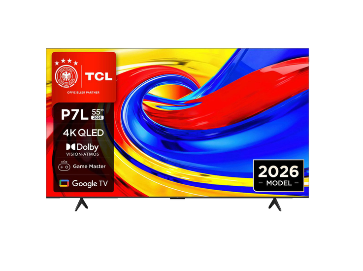 TCL P7L 55Zoll QLED UHD Smart TV ab 449€ (statt 579€)