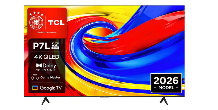 TCL P7L 55Zoll QLED UHD Smart TV ab 449€ (statt 579€)