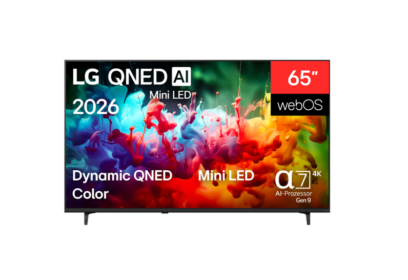 📺 LG QNED72 65Zoll UHD smart TV miniLED 60Hz für 599€ (statt 689€)