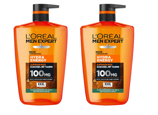 🚿 2x 1l L'Oréal Men Expert XXXL Hydra Energy Duschgel ab 8,67€ (statt 14€) 🚿 2x 1l LOréal Men Expert XXXL Hydra Energy Duschgel ab 8,67€ (statt 14€)