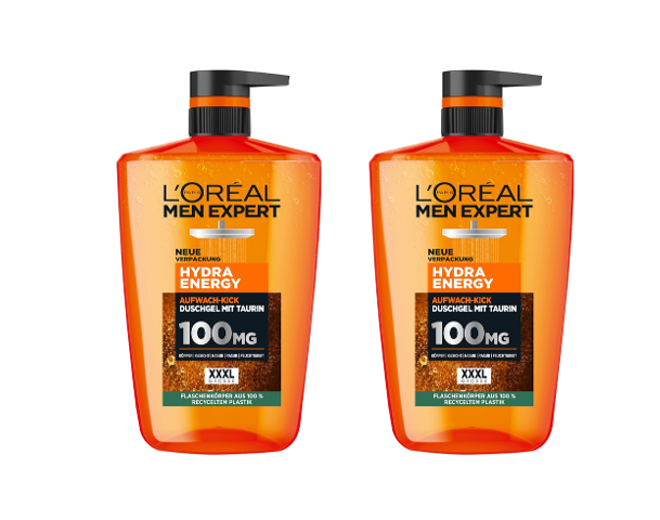 🚿 2x 1l L’Oréal Men Expert XXXL Hydra Energy Duschgel ab 8,67€ (statt 14€)