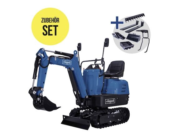 👷 Scheppach Benzin Mini Bagger MB850XL, 8,5 PS für 3.999,99€ (statt 4.650€)