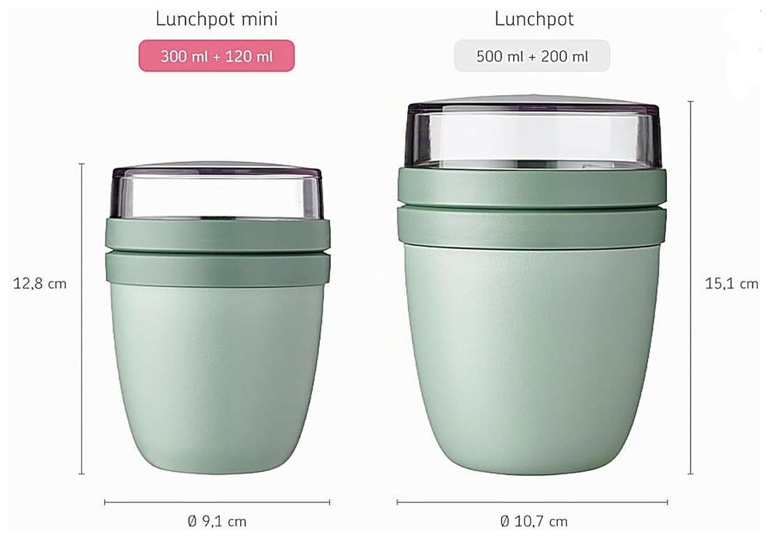 🥤🥤 Mepal Müslibecher to go 300ml + 120 ml ab 10,99€ (statt 16€)