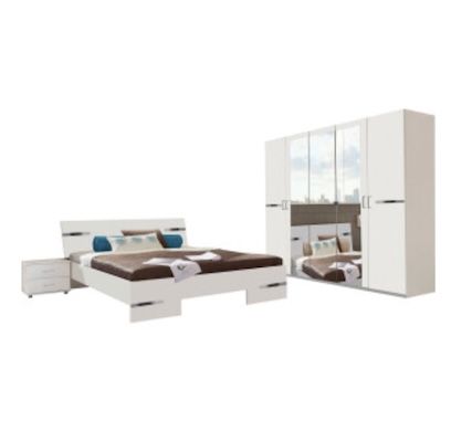 🛌 WIMEX Schlafzimmer-Set „Anna“ mit Schrank, Bett und Nachttische für 508,25€ (statt 609€)