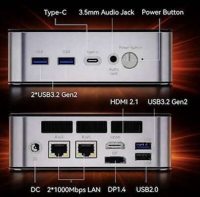 🧑‍💻 Glorlin GT103 Mini PC mit Ryzen 5 6600H für 419,99€ (statt 500€) 🧑‍💻 Glorlin GT103 Mini PC mit Ryzen 5 6600H für 419,99€ (statt 500€)