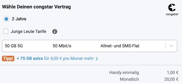 📱 Samsung Galaxy A57 (128GB) für 1€ + Telekom Allnet 50GB für 20€ mtl.