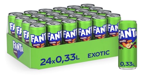 🥤 24x Fanta Exotic je 330ml Dose ab 12,23€ (statt 21€)   0,51€/Dose