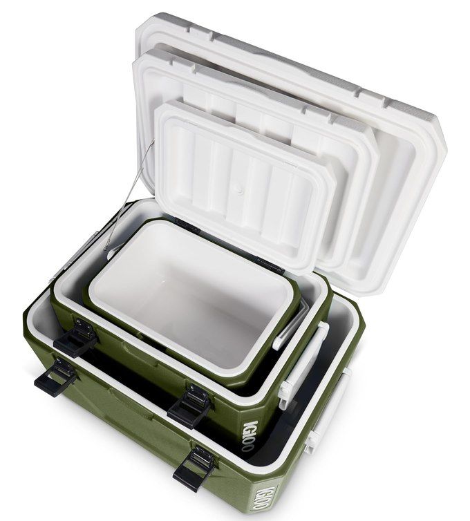 IGLOO stapelbare passive Kühlboxen Set 55 L + 27 L + 11 L für 99,99€ (statt 139€)