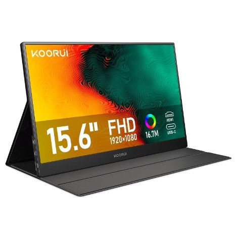 💻 KOORUI E1512A – 15,6 Zoll tragbarer FHD 60Hz Monitor für 44,99€ (statt 60€)