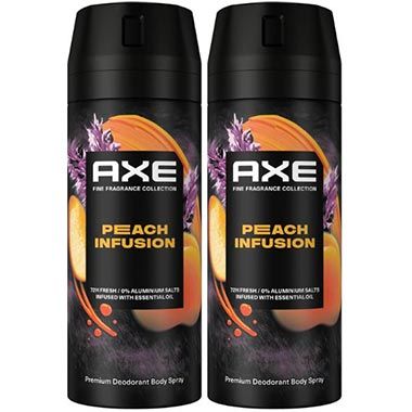 🥵 2er Pack Axe Premium Peach Infusion Bodyspray, 150ml für 7,59€ (statt 10€)