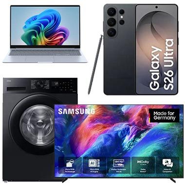 🤑 Media Markt: Samsung Deal Days mit Rabatten auf Smartphones, Haushalt, Laptop, TVs & mehr