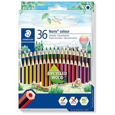 ✍🏻 36er Set Staedtler Noris colour 185 Buntstifte für 5,77€ (statt 9€)