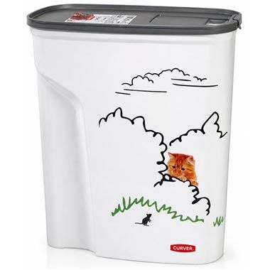 🐈 Curver Tierfutterbox mit Katzenmotiv, 6L für 15,99€ (statt 25€)