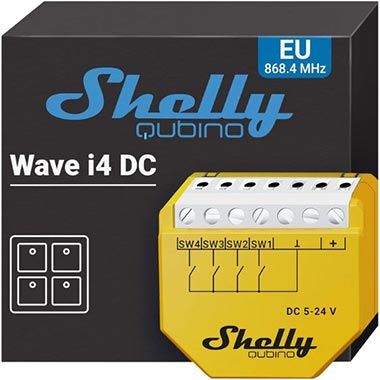 🏠 2x Shelly Z-Wave Smart Controller mit 4 Digitalen Eingängen für 20,28€ (statt 32€) – Refurb.
