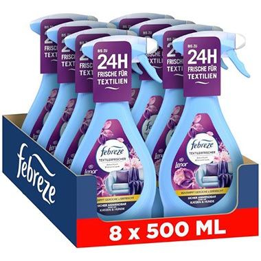 🌸 8er Pack Febreze Amethyst Blütentraum Textilerfrischer ab 23,74€ (statt 32€)