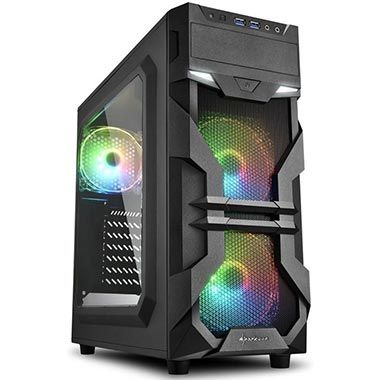 🖥️ Sharkoon VG7 W RGB ATX PC Gehäuse für 24,99€ (statt 68€)