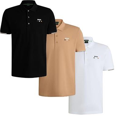 👕 BOSS Paddy Open 25 Active Paddy Poloshirt in 3 Farben für je 59€ (statt 84€)