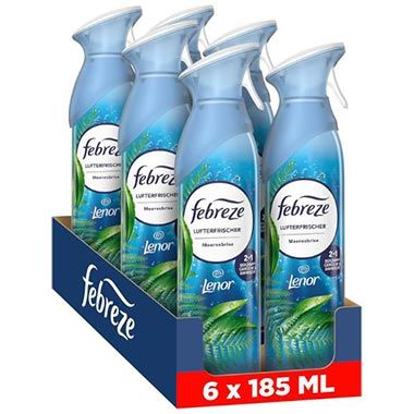 🌊 6er Pack Febreze Lufterfrischer Spray Meeresfrische für 18,42€ (statt 24€)