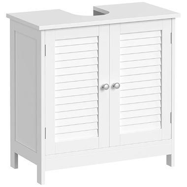 🚿 Vasagle Waschbeckenunterschrank mit 2 Lamellentüren für 34,99€ (statt 46€)
