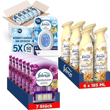 🧴 Amazon: 10€ Rabatt ab 40€ Bestellwert auf Swiffer, Lenor, Febreze & mehr + 5% Extra