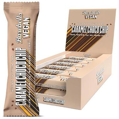 🍫 12er Pack Barebells Caramel Choco Chip Vegan Protein Riegel für 23,36€ (statt 28€)