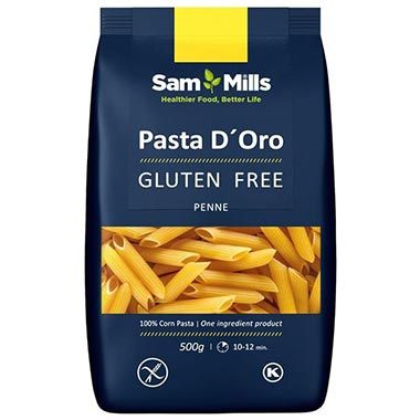 🍝 12er Pack Sam Mills Pasta d’oro Penne Rigate, Glutenfrei für 12,97€ (statt 29€)