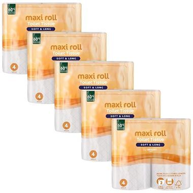 🧻 20 Rollen by Amazon Toilettenpapier, 2-lagig ab 12€ (statt 17€)