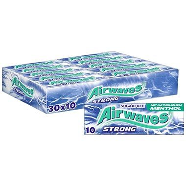 🌿 30er Pack Airwaves Strong Kaugummi, zuckerfrei ab 16€ (statt 22€)