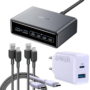 🔥 Anker Prime 200W + 20W Ladegerät + 2er Pack USB-C Kabel für 67,45€ (statt 84€) 🔥 Anker Prime 200W + 20W Ladegerät + 2er Pack USB C Kabel für 67,45€ (statt 84€)
