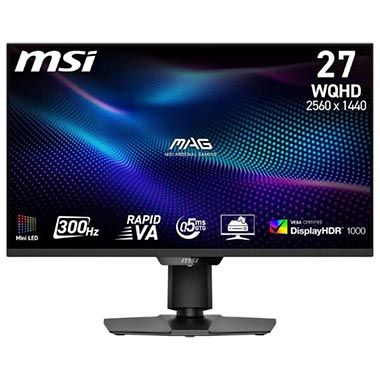 🖥️ MSI MAG 274QPFDE X30MV 27″ WQHD Gaming Monitor mit 300Hz für 299€ (statt 336€)