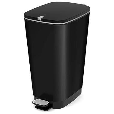 🗑️ KIS by Curver Treteimer in Schwarz, 45L für 19,99€ (statt 38€)