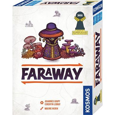 🃏 Kosmos Faraway Kartenspiel, nominiert zum Spiel des Jahres 2025 für 12,98€ (statt 19€)