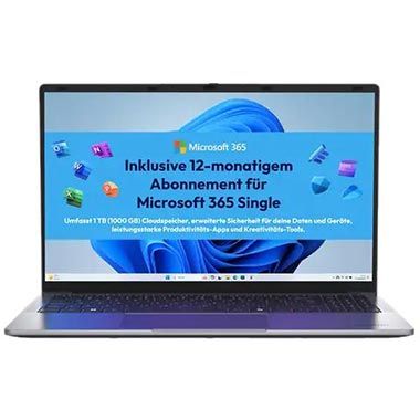 💻 Medion E15223 15,6″ Laptop mit N100, 8GB RAM + 128GB für 269€ (statt 330€)