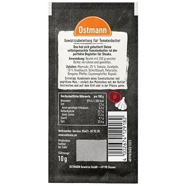🧈 4x Ostmann Gewürze Tomatenbutter Dip Gewürzmischung ab 1,76€ (statt 5€)