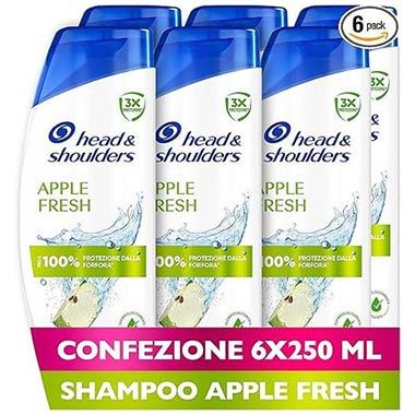 1,5L! 🚿 6er Pack Head & Shoulders Apple Fresh Anti-Schuppen-Shampoo für 17,81€ (statt 24€)