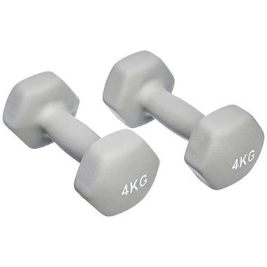 💪🏻 2er Set Amazon Basics Neopren Hanteln, je 4kg für 15,93€ (statt 21€)