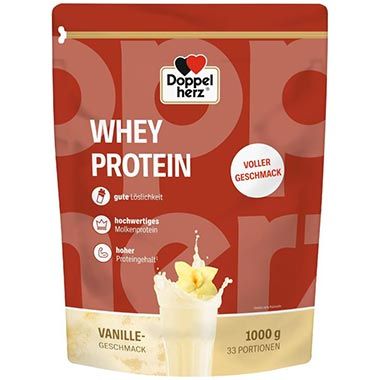 💪🏻 1kg Doppelherz Whey Protein Vanille ab 25,19€ (statt 35€)
